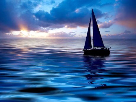 sailing_boat_at_sunset_3d_boats_wallpaper-normal